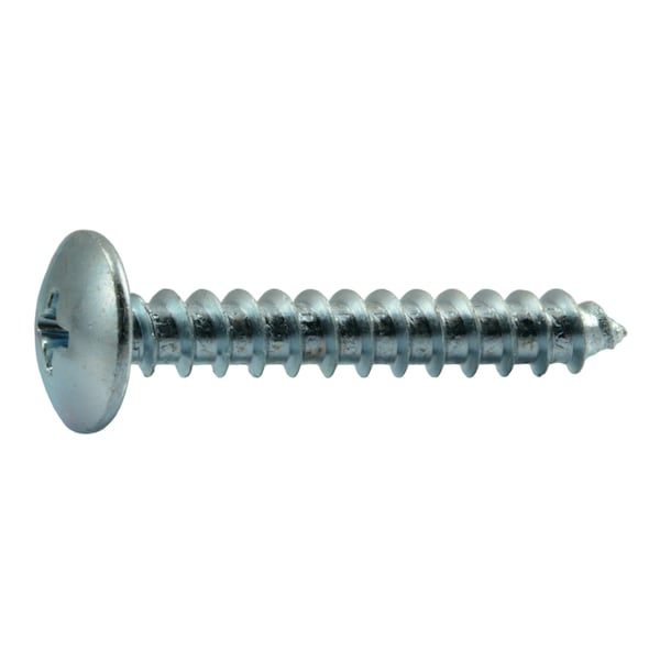 Midwest Fastener Sheet Metal Screw, #10 x 1-1/4 in, Zinc Plated Steel Truss Head Phillips Drive, 25 PK 36965 - main